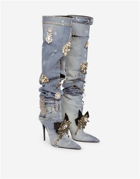 dolce and gabbana jean boots.